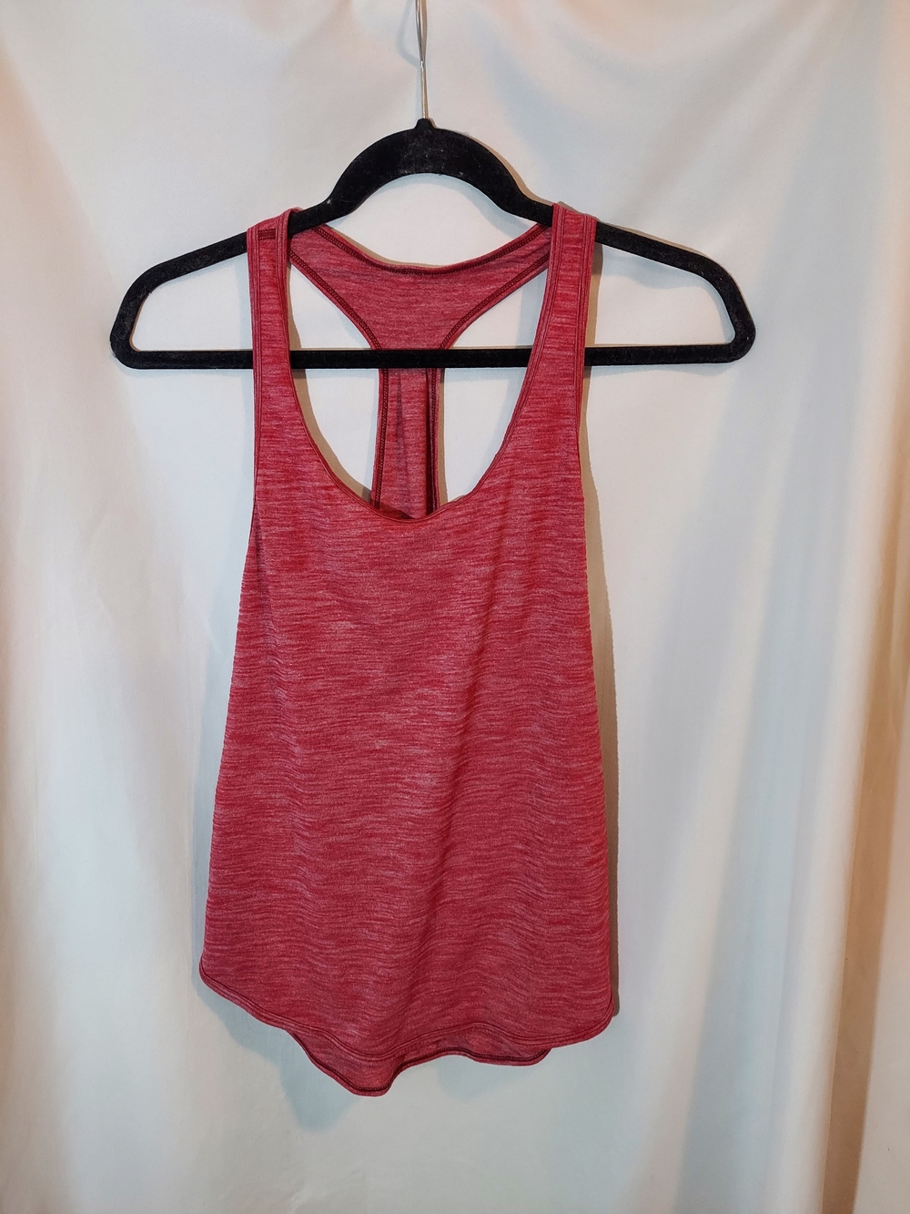 Lululemon 105 Singlet Tank Top Heathered Cranberry Red Size 4